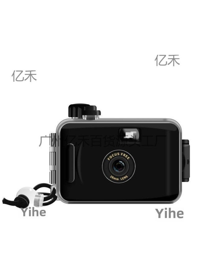 Film Camera Ins Retro Film Camera Non Disposable Waterproof Point-and-shoot Camera Student Creative Photography Gift-Color:Beautiful Girl_official Standard  - Image 2
