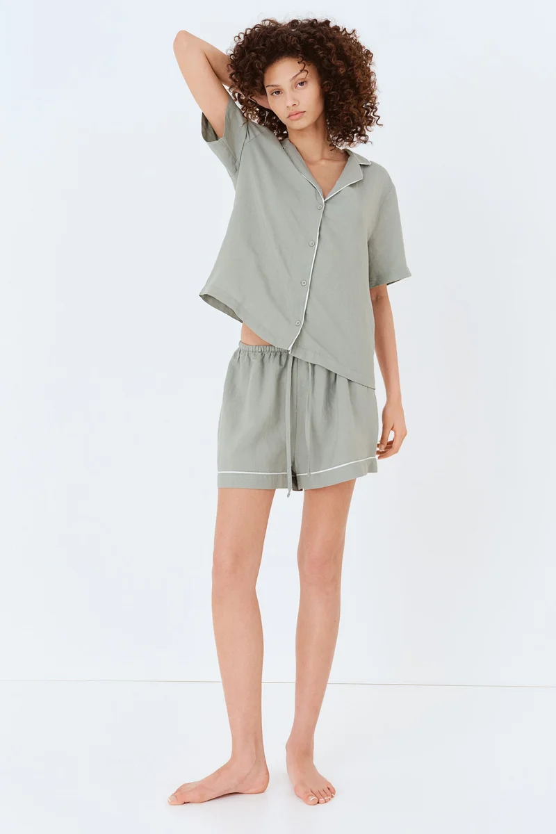 H&M Linen-blend pyjamas