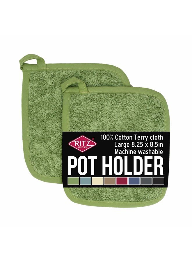 Ritz , Cotton, Cactus Green, Pot Holder-2 pk - Image 1