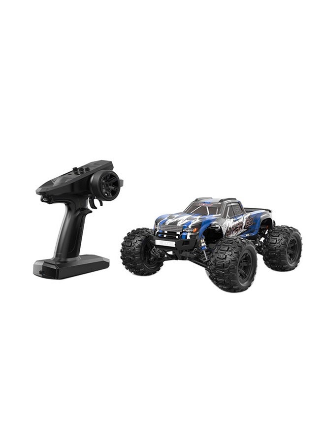 Mjx Rc Hobby Grade Gps Truck 1:16 Scale Radio Controlled Off-Roader W Bluetooth And App Rtr All Terrain Blue  - Image 1