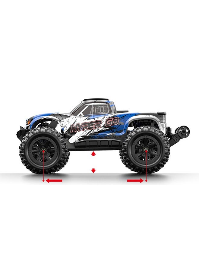 Mjx Rc Hobby Grade Gps Truck 1:16 Scale Radio Controlled Off-Roader W Bluetooth And App Rtr All Terrain Blue  - Image 2