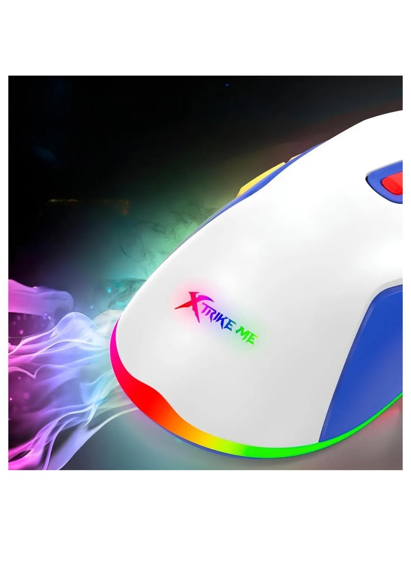 XTRIKE ME ماوس ألعاب سلكي GM-227 بتصميم مضيء - Image 5