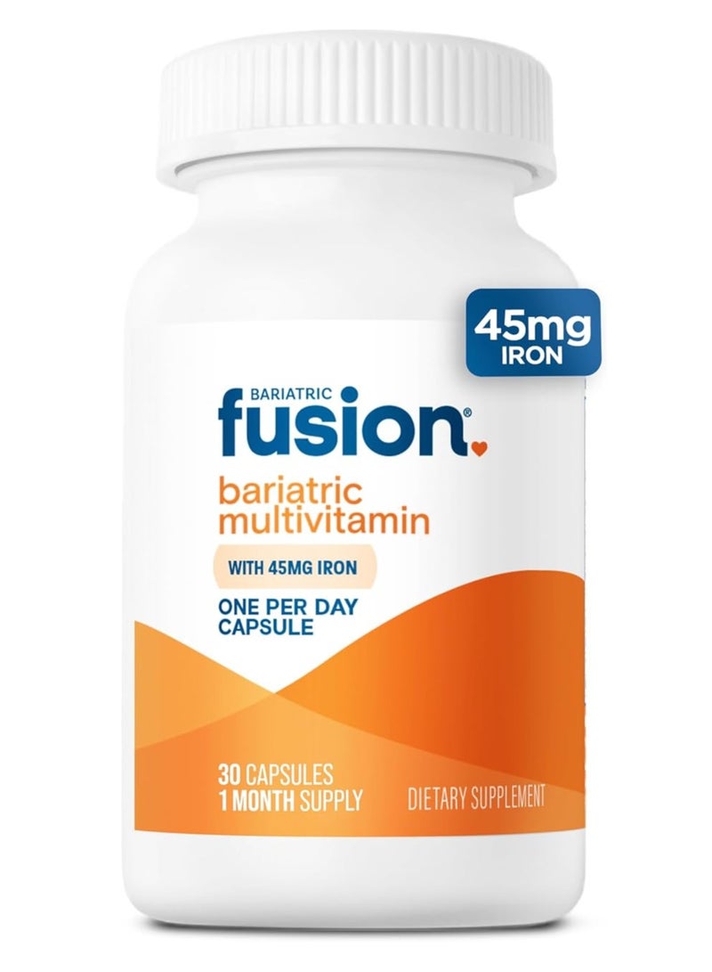 Bariatric Fusion Bariatric Multivitamin with Iron 30 Count 1 month supply