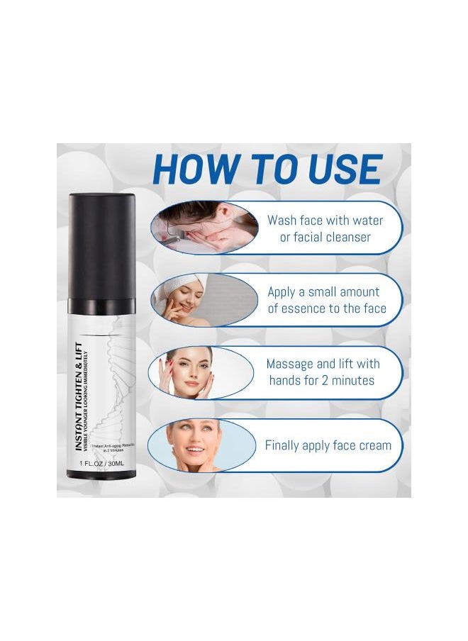 silvercnc - Instant Face Lift Cream, Serum for Face Anti Aging, Face Tightening and Lifting Cream, Skin Tightening Cream, Lift Cream for Eye, Neck & Face Tightening, Lifting for Smoothing Fine Lines 2 Minutes (1pc) - Image 1