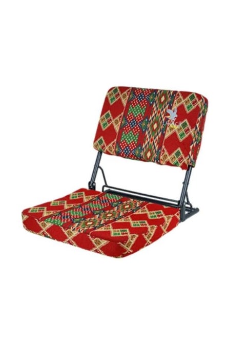 Sand Desert Floor Sitting Chair with Adjustable Angles Padded Back Support Arabic Majlis Chair