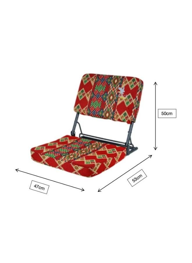Sand Desert Floor Sitting Chair with Adjustable Angles Padded Back Support Arabic Majlis Chair