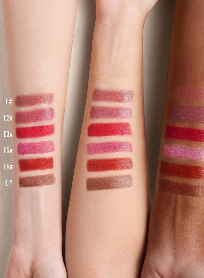 LYSdefeu Matte Lipstick, Rose Pink Velvet Smooth Lip Tint Stain,Long Lasting Waterproof 24 Hours Lip Gloss Lipcolor,labiales mate 24 horas originales,Non-Stick Lipgloss,Women's Day Lip Makeup Gift for Woman-03 - Image 5