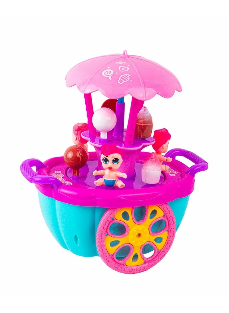Doll Sweet Ice Cream Cart Ramadan Lantern - 078-3A - Image 1