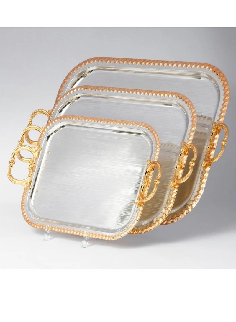 Bin Shihon 3-Piece Rectangular Tabsi Set in Two Colors - Image 1