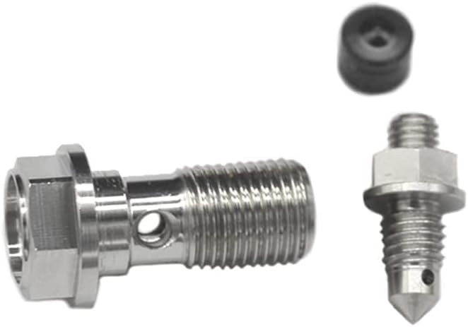 LE LEFOSSI M10x1.25mm Stainless Steel Banjo Bolt Bleed Screw - Image 4
