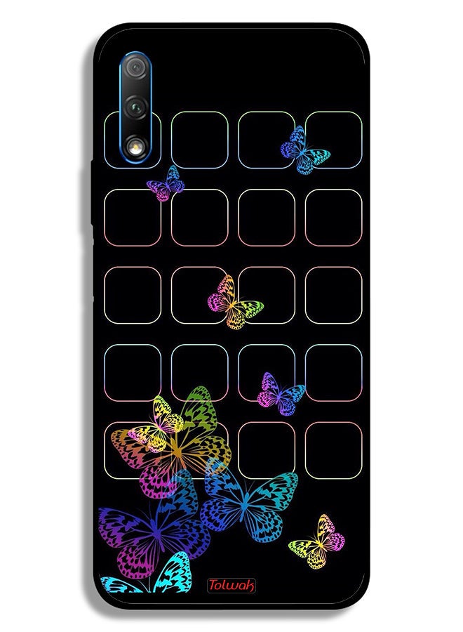 Tolwak Honor 9X (China) Protective Case Cover Colorful Butterflies - Image 2