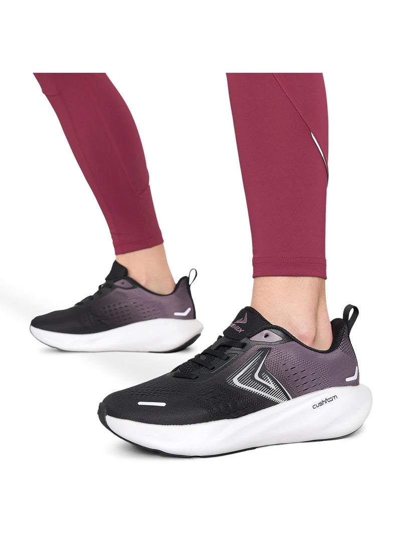 Demix Women's Running Sport Shoes – Black Lightweight Sneakers with Cushioned Midsole, Breathable Upper and Durable Outsole - Image 2