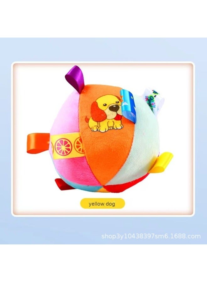 Plush interactive sound-making toys, toys for interaction between children and pets.(Yellow, 1 Piece) - Image 1