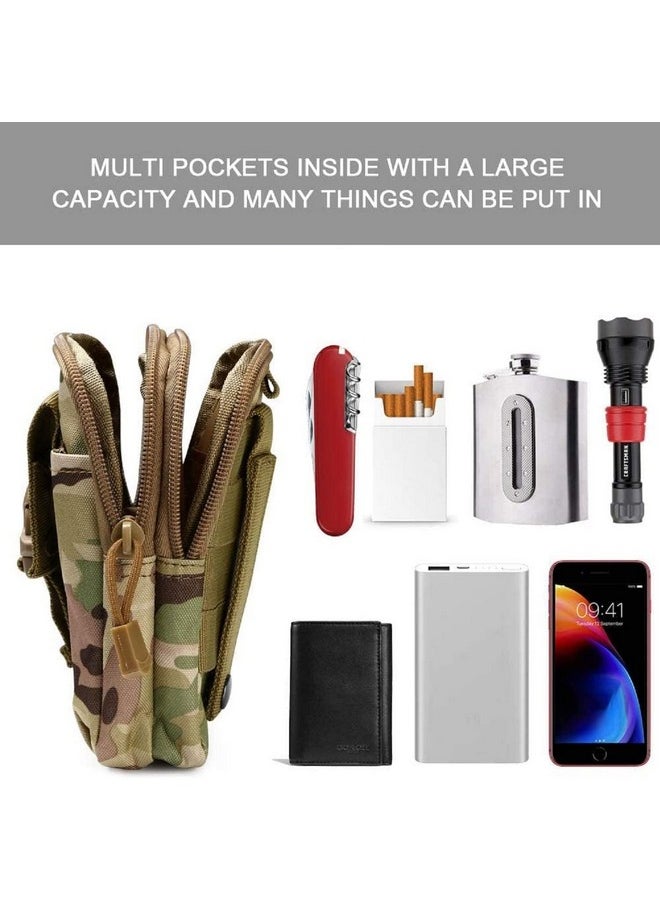 DD RETAILS DD RETAILS Camouflage Pattern School Bag Pencil case || Portable Military Pencil Pouch with Multiple Pockets || Large Capacity Stationery Organizer for Boys & Girls (Pack of 1) (Tactical Molle Pouch)  - Image 3