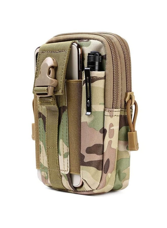 DD RETAILS DD RETAILS Camouflage Pattern School Bag Pencil case || Portable Military Pencil Pouch with Multiple Pockets || Large Capacity Stationery Organizer for Boys & Girls (Pack of 1) (Tactical Molle Pouch)  - Image 1