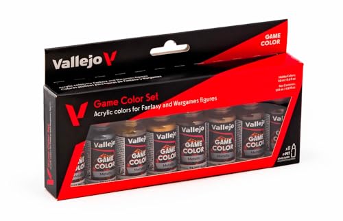 Vallejo - Game Color Range Metallic Colors | Smooth Metallic Coverage | Miniature Model Paints | Acrylic Paint Set Colors for Fantasy and Wargames Figures | 8 Bottles x 18 ml (0.6 oz.fl) - Image 4