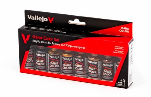 Vallejo - Game Color Range Metallic Colors | Smooth Metallic Coverage | Miniature Model Paints | Acrylic Paint Set Colors for Fantasy and Wargames Figures | 8 Bottles x 18 ml (0.6 oz.fl) - Image 3