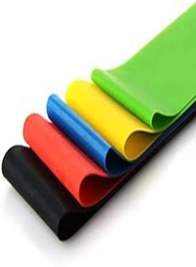 Elastic Band Rope Yoga Workout Pull up Assist Band Resistance Bands for Workout Body Stretch Powerlifting Band 5pcs