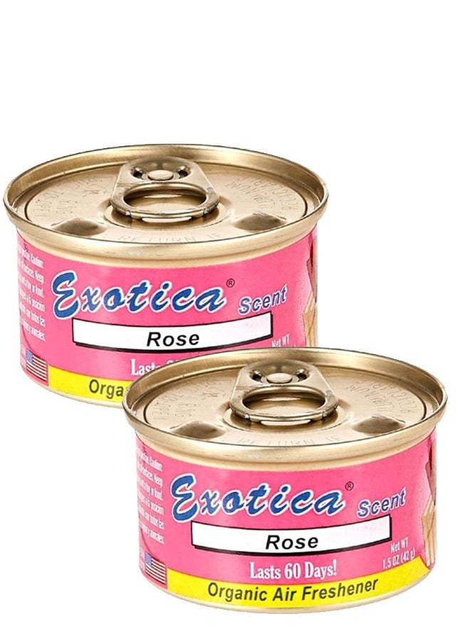 EXOTICA EXOTICA Organic Air Freshener Value Pack 2 count - Rose Scent  - Image 1