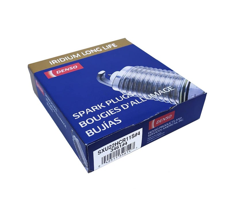 DENSO # 3461 IRIDIUM LONG LIFE Spark Plugs -- SXU22HCR11S ----- 4 PCSNEW - Image 2