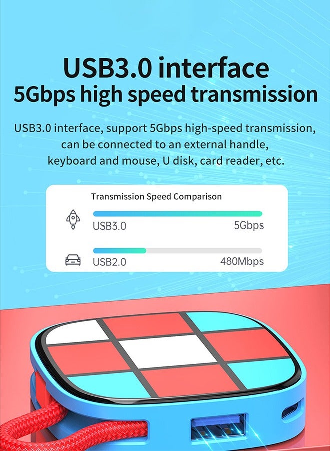 general Switch Dock & Switch 2 Dock, Portable Docking Station for Nintendo Switch/OLED, Nintendo Switch Docking Station for TV with 4K@60Hz HDMI, 100W PD Charging & USB 3.0 Hub for Home, Travel, and Party Gaming - Image 4