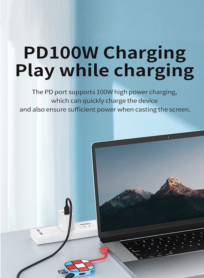 general Switch Dock & Switch 2 Dock, Portable Docking Station for Nintendo Switch/OLED, Nintendo Switch Docking Station for TV with 4K@60Hz HDMI, 100W PD Charging & USB 3.0 Hub for Home, Travel, and Party Gaming - Image 5