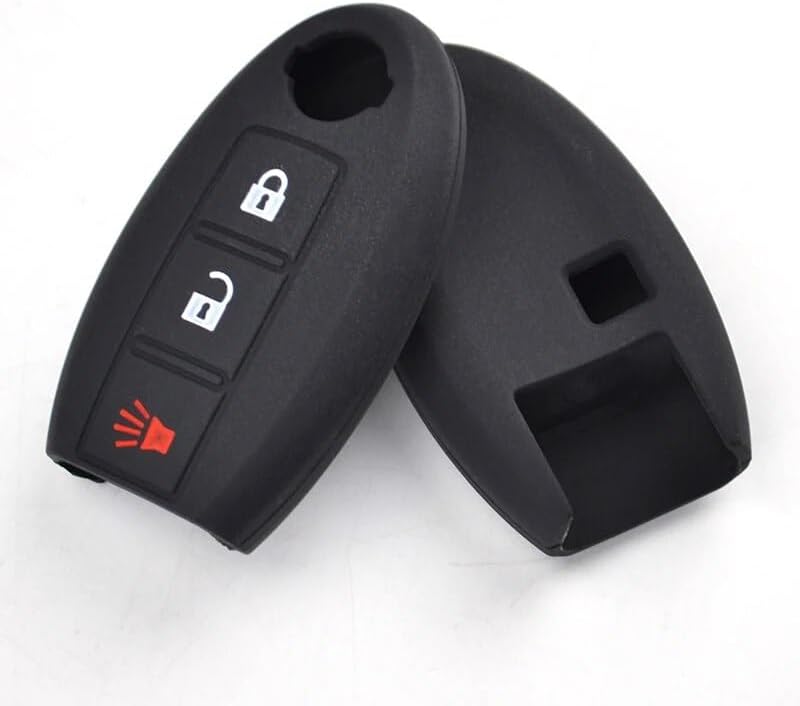 QASULER Silicone Key Case Cover for Nissan Models - Image 4