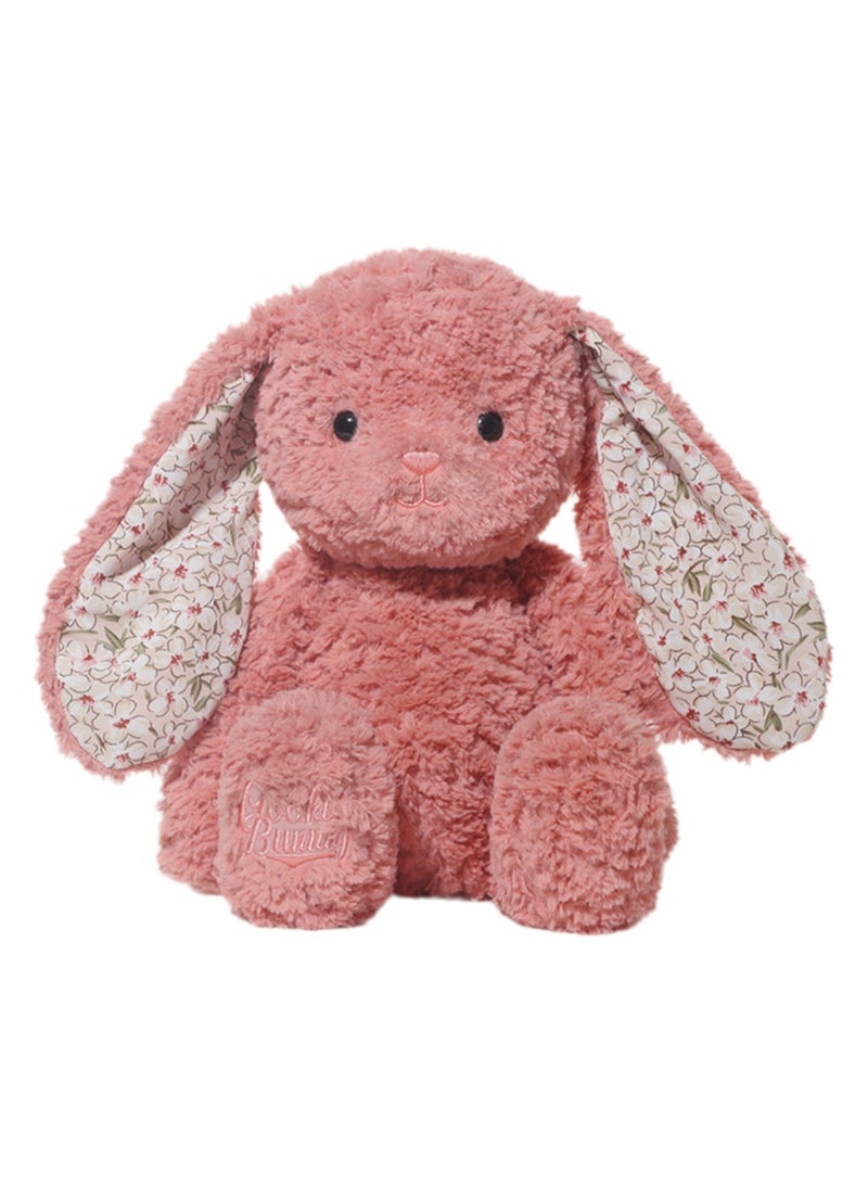 38cm Cute Rabbit Plush Toy, Kawaii Plush Toy, Soft and Cute Bunny Stuffed Toy for Boys and Girls, Comforting Doll Birthday Gift (Rose Red) - Image 1