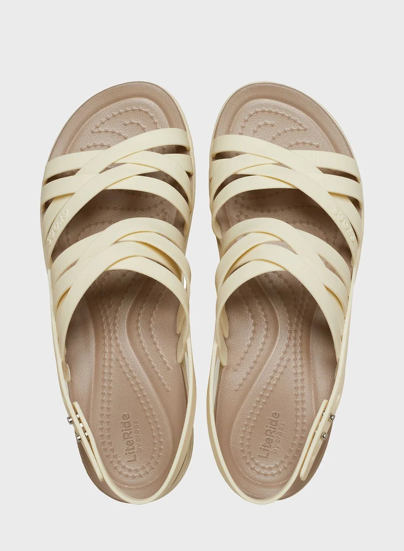 crocs Brooklyn Strappy Low Wedge