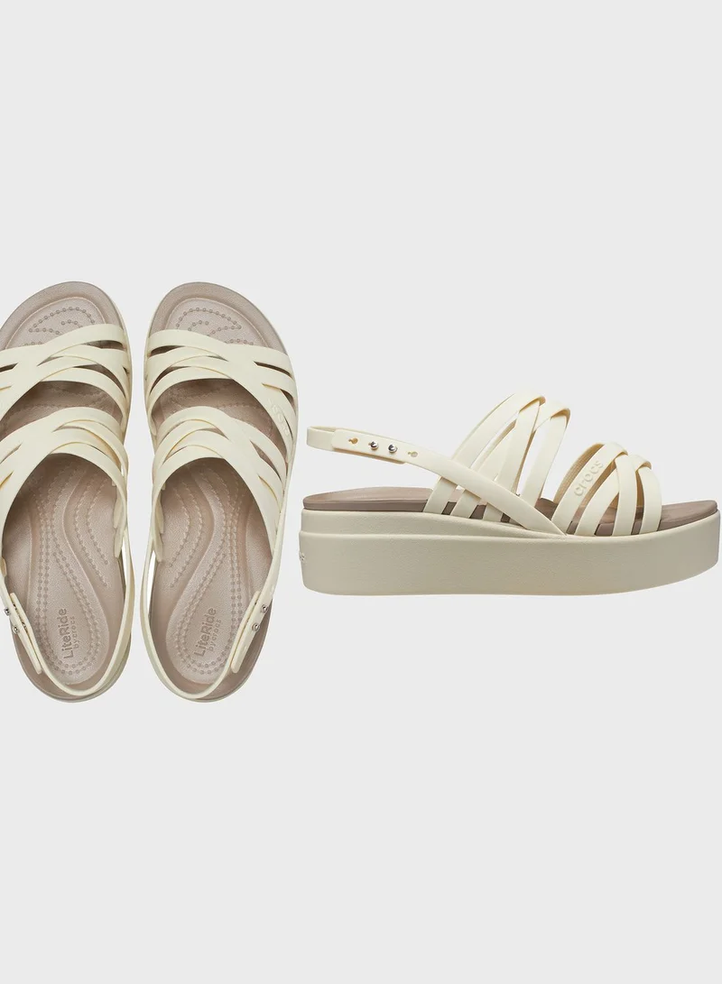 crocs Brooklyn Strappy Low Wedge