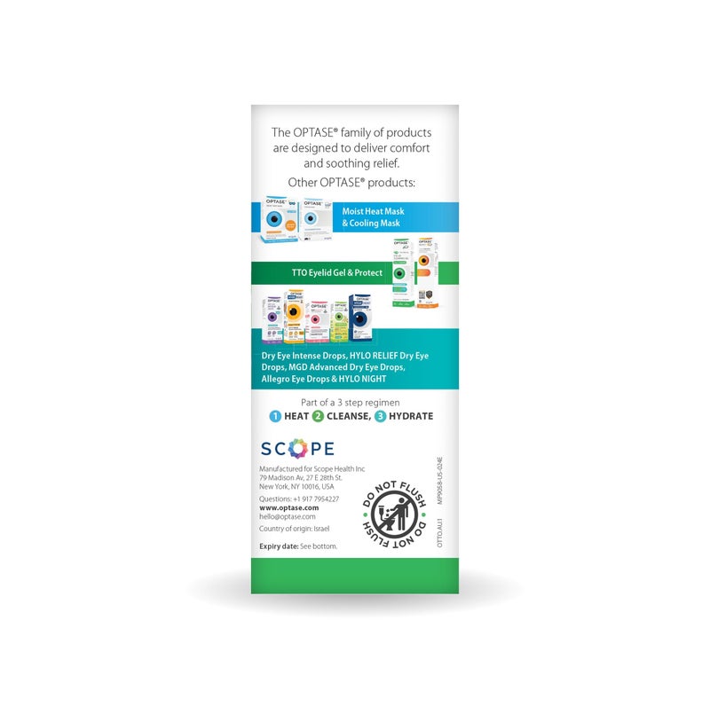 OPTASE TTO Eyelid Cleansing Wipes, 20 Wipes â€“ Individually Wrapped Tea Tree Oil Eyelid Wipes â€“ Preservative-Free Formula for Daily Use â€“ Eye Doctor Recommended Tea Tree Eyelid Cleanser - Image 5