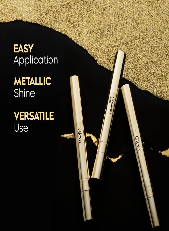 Gleva Eyeshadow Stick - Eyeshadow Pencil Waterproof Eyeshadow Stick - Crease-Proof Formula - Easy-to-Apply Buildable Color - Cream Shadow Stick (Smokey Slate) - Image 4