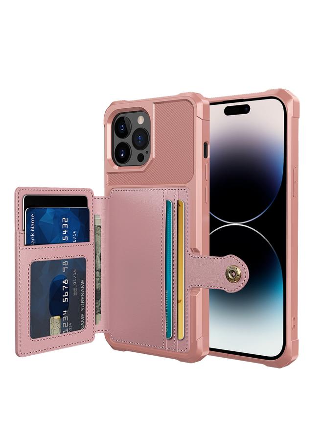 The Bros Case For iPhone 14 Pro Max Magnetic Wallet Card Bag Leather Phone Case 