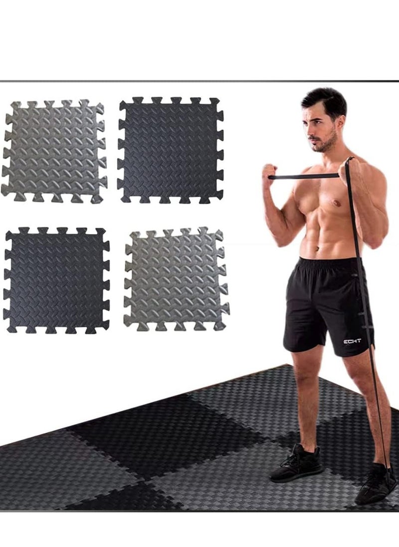 Quivlox - 6-156 PCS Mat Block Interlocking Foam Tiles Puzzle Mats for Floor, EVA Gym Mat Flooring Exercise Equipment Mat for Home Gym Equipment,Gym Interlocking Exercise Mat Tiles for Home Gym Exercise,Foam Floor Mat,Home Bedroom Floor Mat, EVA Summer Jigsaw Carpet - Image 1