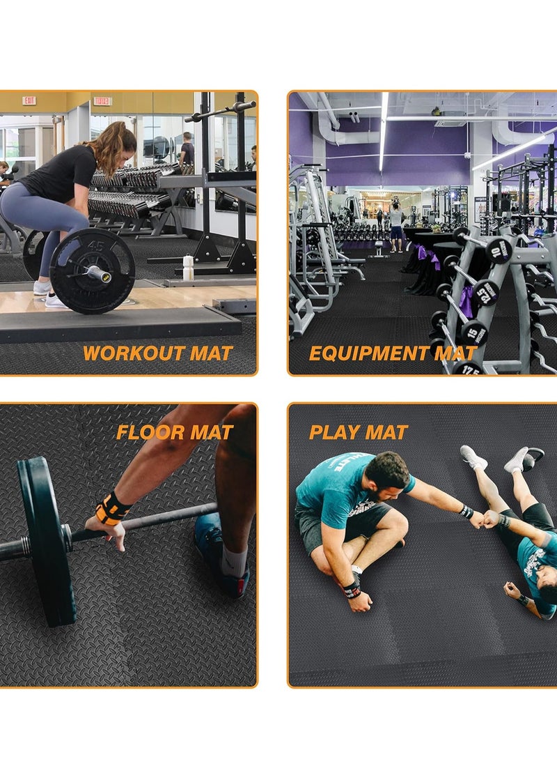 Quivlox - 6-156 PCS Mat Block Interlocking Foam Tiles Puzzle Mats for Floor, EVA Gym Mat Flooring Exercise Equipment Mat for Home Gym Equipment,Gym Interlocking Exercise Mat Tiles for Home Gym Exercise,Foam Floor Mat,Home Bedroom Floor Mat, EVA Summer Jigsaw Carpet - Image 1