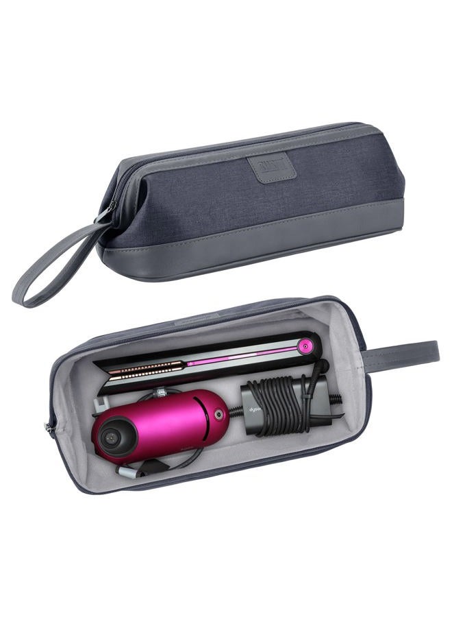 BUBM Travel Case Compatible with Dyson Airwrap & Curling Iron, Portable Hair Dryer Carrying Bag Waterproof Storage for Dyson Supersonic Styler Attachments Protection - Image 1