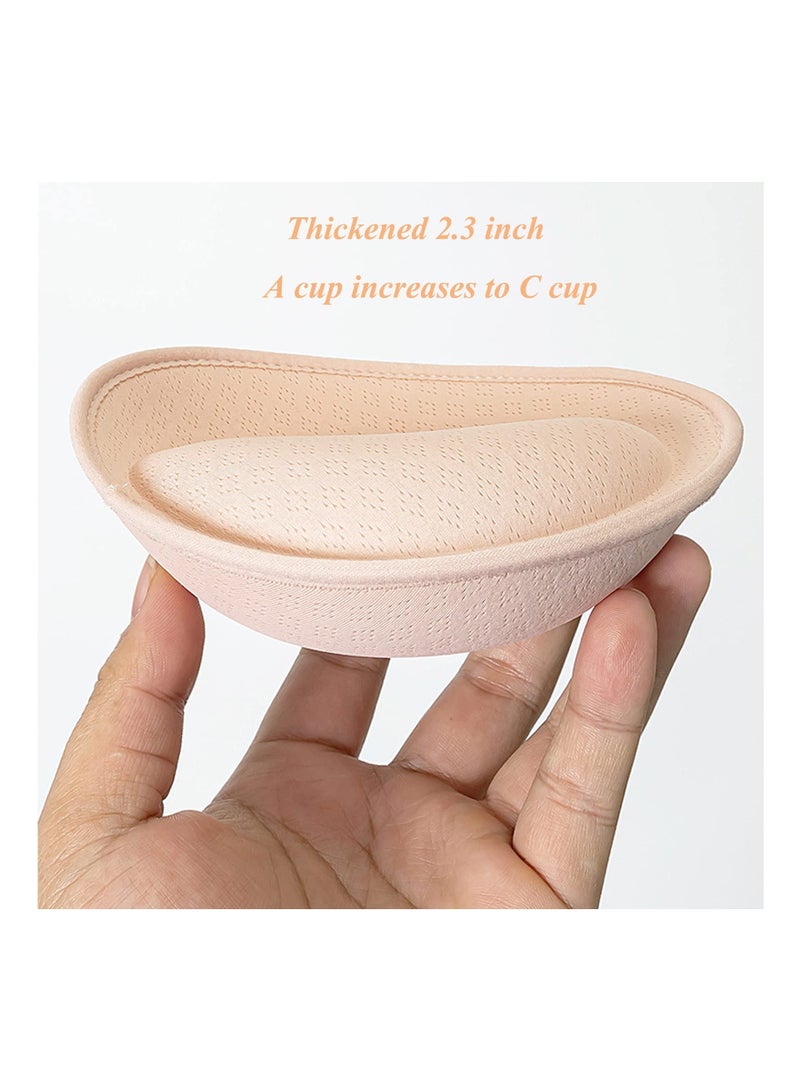 SYOSI SYOSI Thick Bra Pads Inserts, Removable Bra Inserts Pads Bra Cups Inserts Pads for Sport Bra and Bikini Tops Swimsuit, C, D Cups  - Image 4