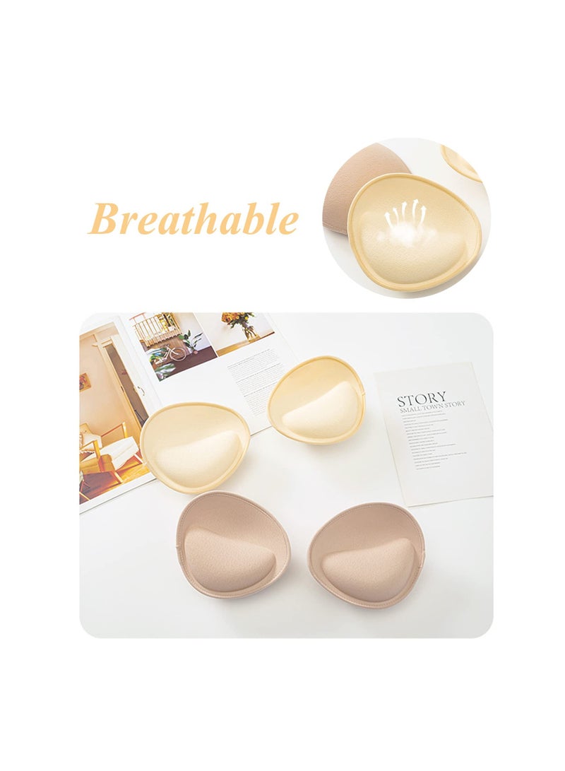 SYOSI SYOSI Thick Bra Pads Inserts, Removable Bra Inserts Pads Bra Cups Inserts Pads for Sport Bra and Bikini Tops Swimsuit, C, D Cups  - Image 5