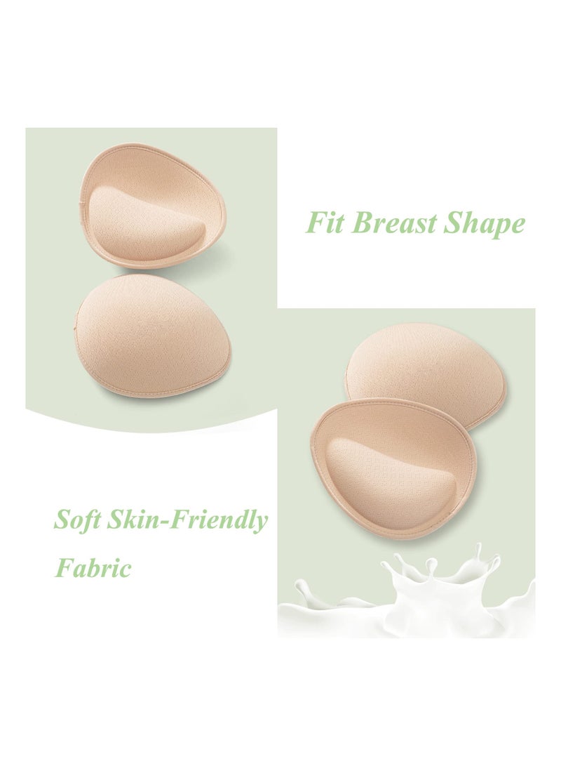 SYOSI SYOSI Thick Bra Pads Inserts, Removable Bra Inserts Pads Bra Cups Inserts Pads for Sport Bra and Bikini Tops Swimsuit, C, D Cups  - Image 3