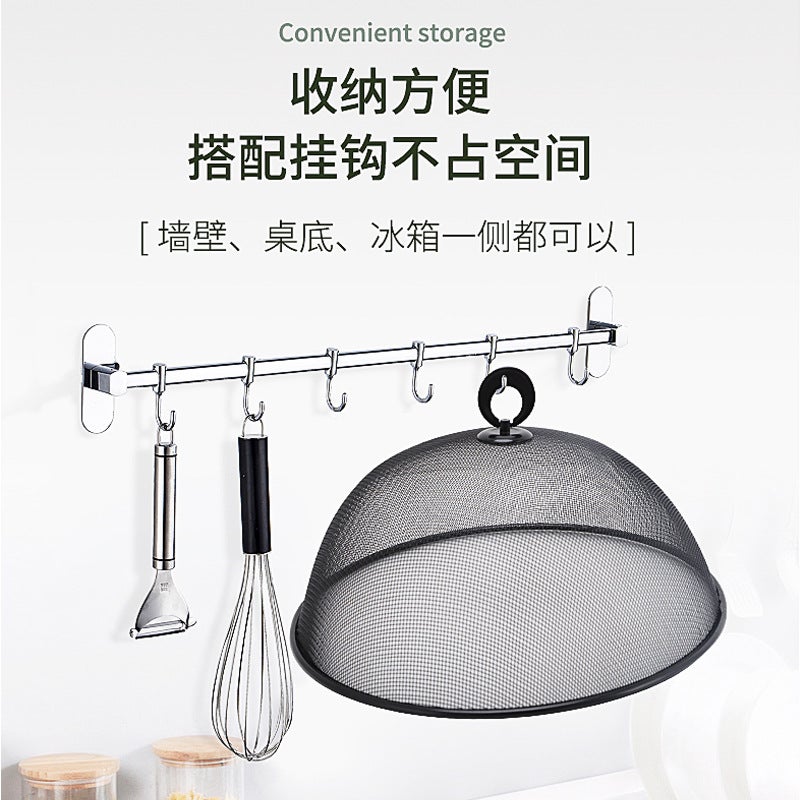 Iron Multi-Specification Vegetable Cover Kitchen Household Anti-Cockroach Mosquito Food Cover Round Square Vegetable Cover - Image 3