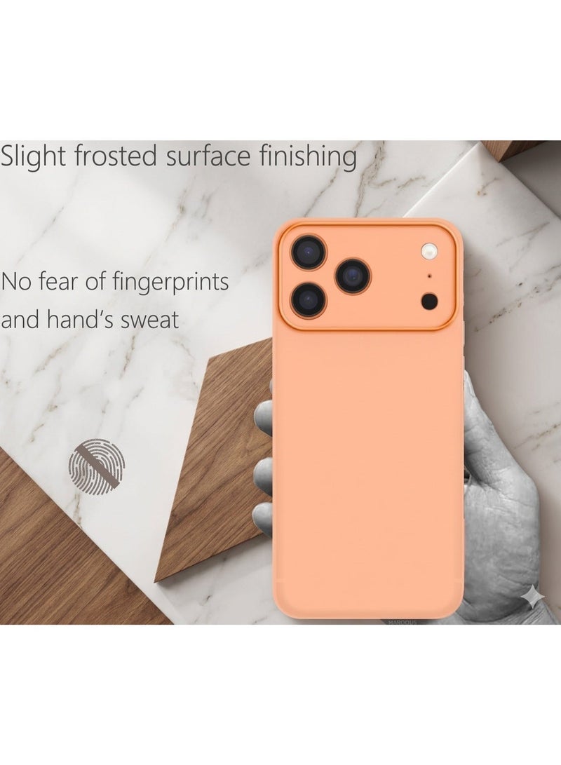 Air Skin Slim Matte Case for iPhone 17 Pro Max - Lightweight, Scratch & Drop Protection Cosmic orange - Image 2