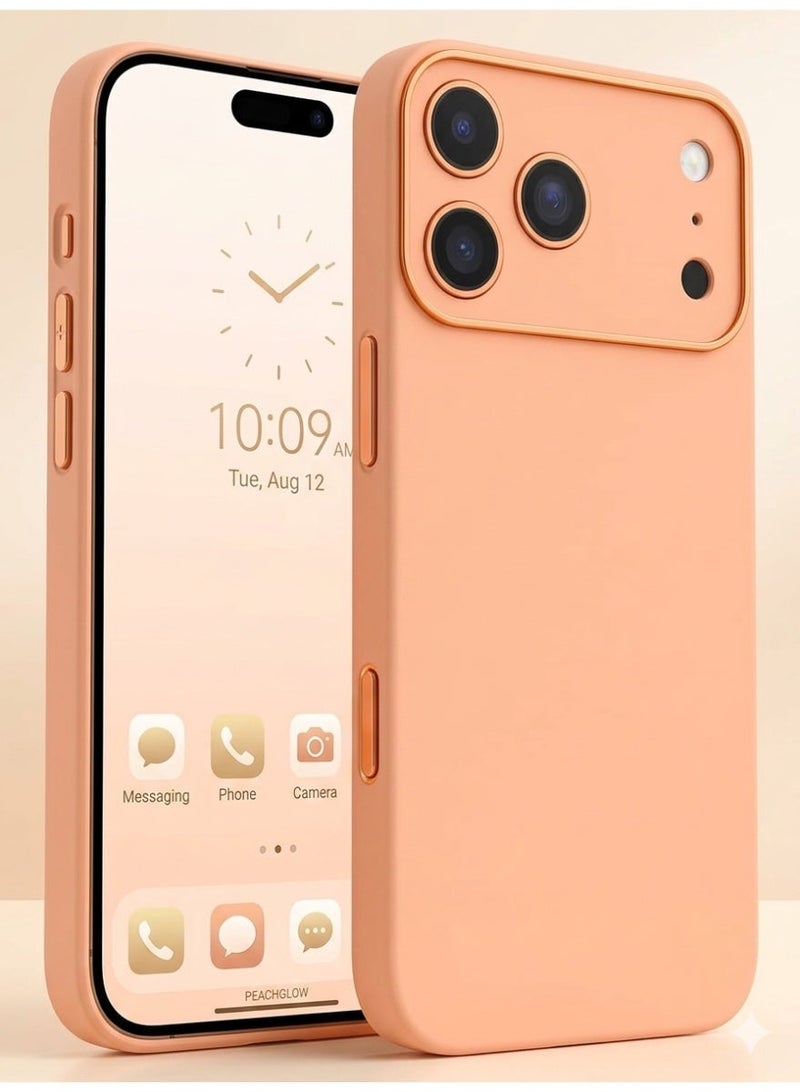 Air Skin Slim Matte Case for iPhone 17 Pro Max - Lightweight, Scratch & Drop Protection Cosmic orange - Image 1