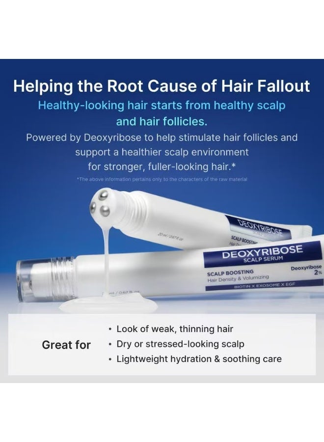 Medi Scalp Serum, Rolling‑On Deoxyribose Scalp Serum, Volumizing Hair, Strengthen & Nourish Scalp for Fuller Looking Hair - Image 2