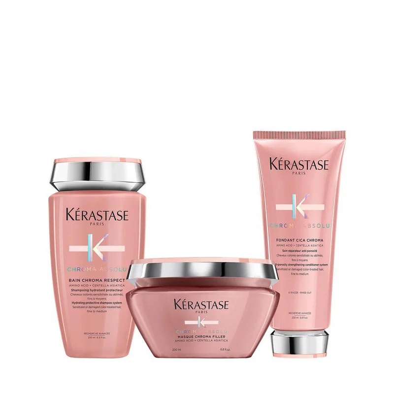 Kerastase Chroma Absolu set for colored hair, for medium to thick hair