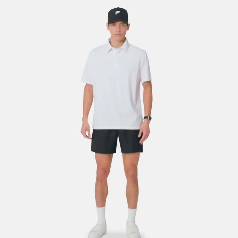 Fabletics Beige Men's The Don Polo Shirt for Men | Best Price UAE