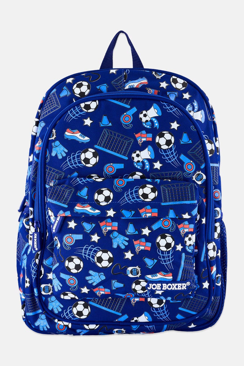 Joe Boxer Kids Boy Graphic Print Backpack, Multicolor - Image 1