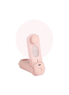 Misting Fan Portable, Handheld Personal Mister Fan, Small Fan Rechargeable, Mini Spray Water Mist Fan, 2 Speeds, Kids Women Portable Fan For Travel, Outdoors, Hiking, Camping Home Office (Pink)