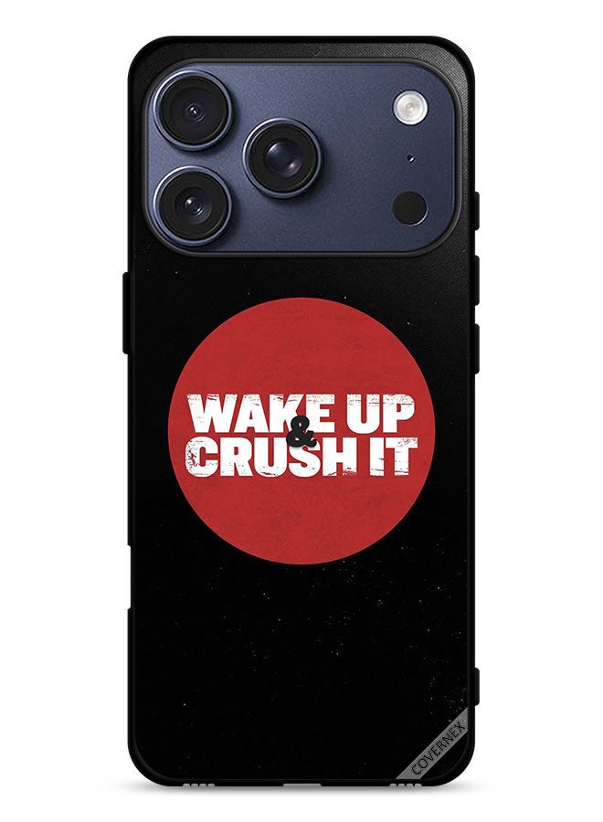 Covernex Apple iPhone 17 Pro Protective Case Cover Wakeup & Crush It - Image 1