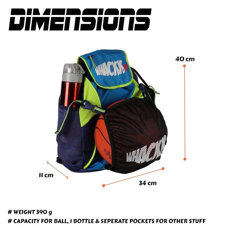 WHACKK Storm Soccer Blue/Basketball/Volleyball Kit Bag (9018), Standard - Image 2
