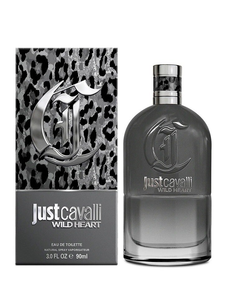 Just Cavalli Wild Heart for Men Eau de Toilette 90 ml - Image 1